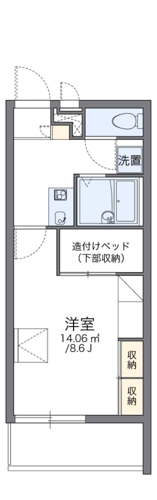 レオパレスソレイユⅢ 間取り
