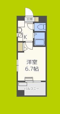 エステムコート大阪城北　天満の杜 間取り