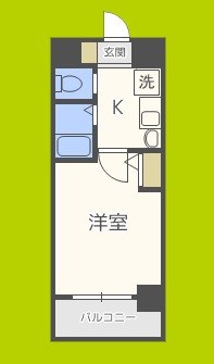 ラナップスクエア東天満 間取り