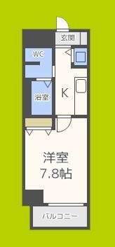 フォレスタ長居 間取り