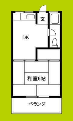 コーポ青木 間取り