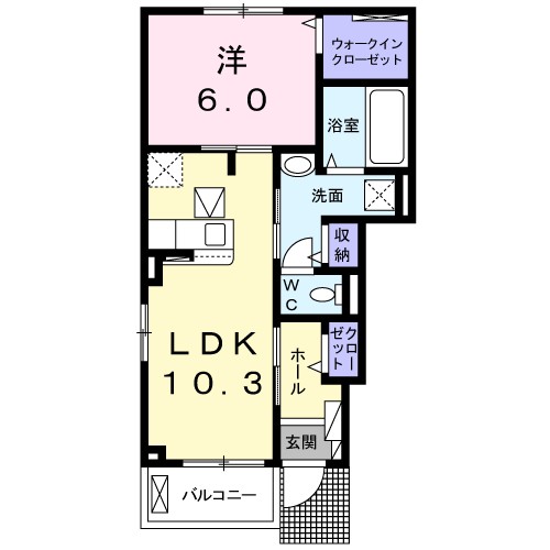 パインルーツⅠ 間取り