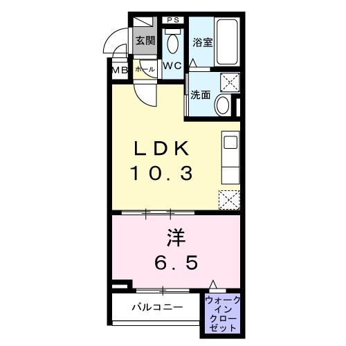 東一津屋アパート 間取り