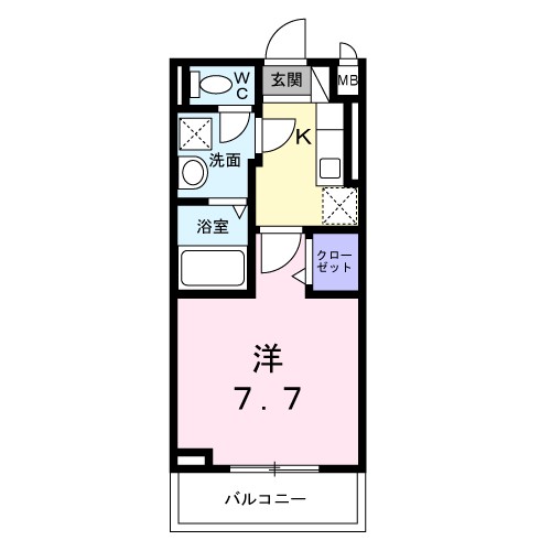 東一津屋アパート 間取り