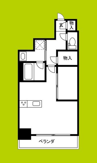 アーバネックス谷町四丁目 間取り