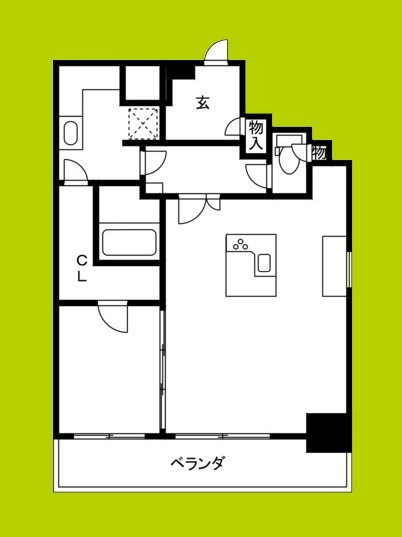 アーバネックス谷町四丁目 間取り