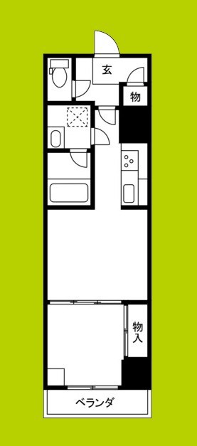 アーバネックス谷町四丁目 間取り