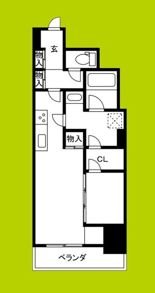 アーバネックス谷町四丁目 間取り