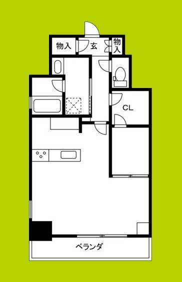 アーバネックス谷町四丁目 間取り