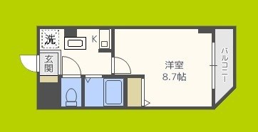 エイチ・ツー・オー今福 間取り