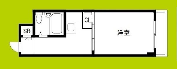 コーポカースル 間取り