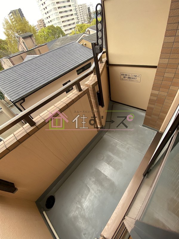 コーポカースル ベランダ