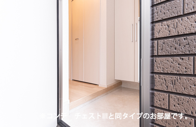 ポムドパン北花田 玄関