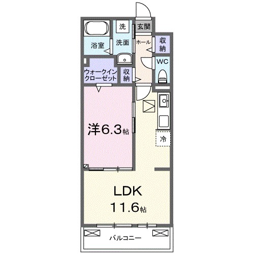 ポムドパン北花田 間取り