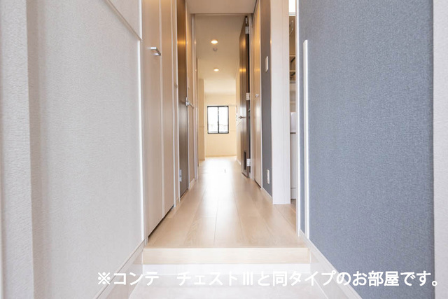 ポムドパン北花田 玄関