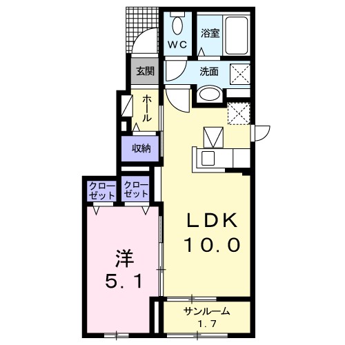 メゾフォルテⅤ 間取り