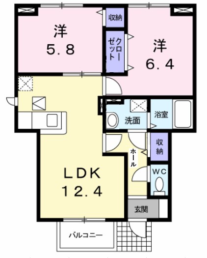 ティアラ　コートＡ 間取り