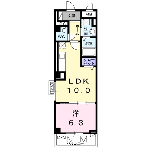 ラ　ヴィータ西梅田 間取り