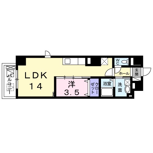 グーラテース　Ｕ．Ｈ．Ｙ 間取り