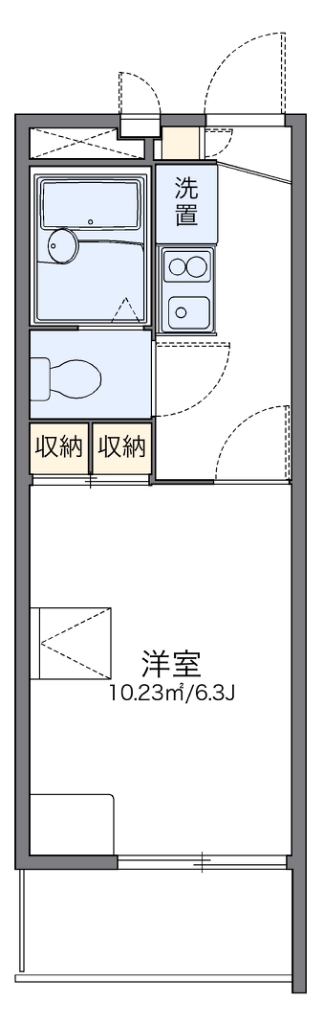 レオパレスドミール 間取り