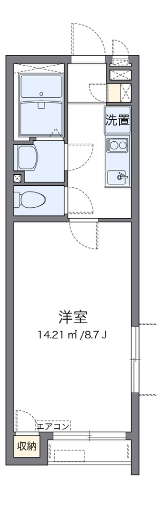 クレイノ清水せいわ 間取り