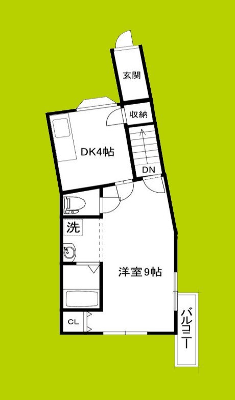 鶴橋３丁目貸家 間取り
