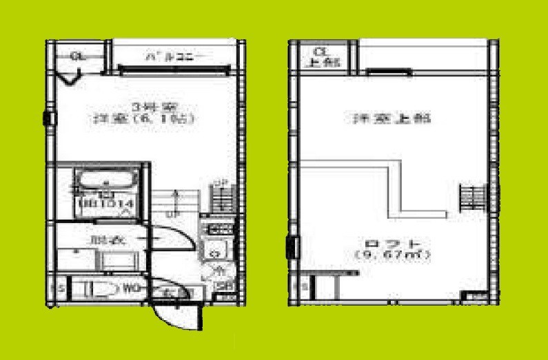ハーモニーテラス墨江Ⅱ 間取り