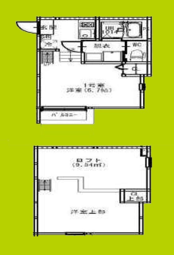 ハーモニーテラス墨江Ⅱ 間取り