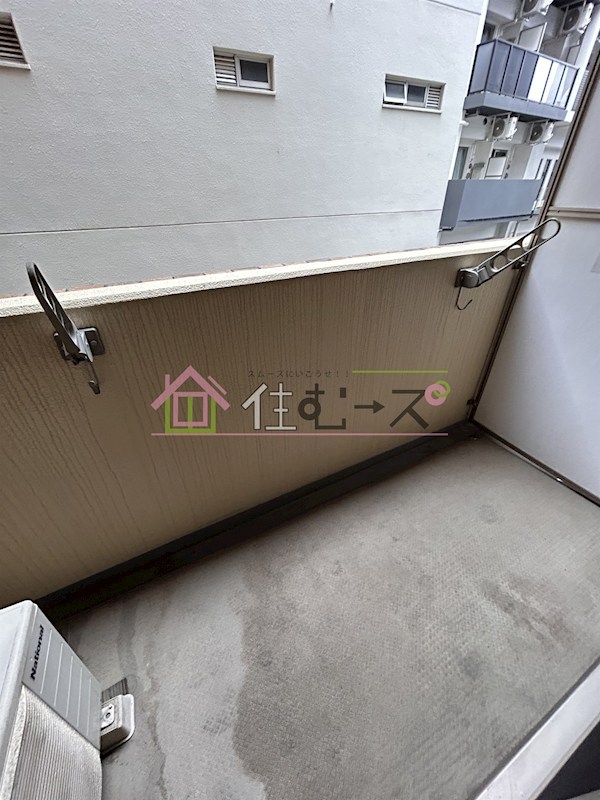 プレサンス淀リーヴァ ベランダ