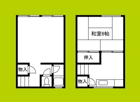 佃４丁目貸家 間取り