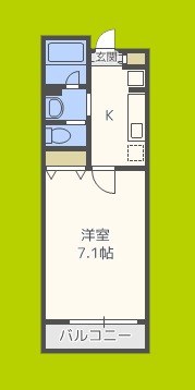 ジュネス今里 間取り