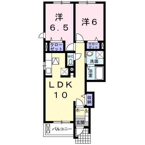 エスポワールⅡ　（沼） 間取り
