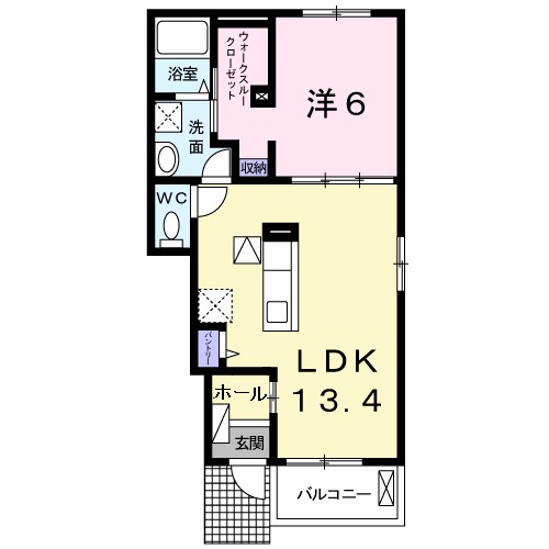 エンジェル　ハウス　Ａ 間取り
