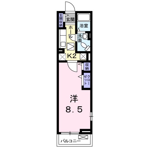 ソレイユ・道 間取り