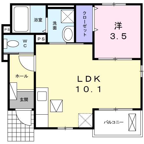 アリス　Ⅰ 間取り