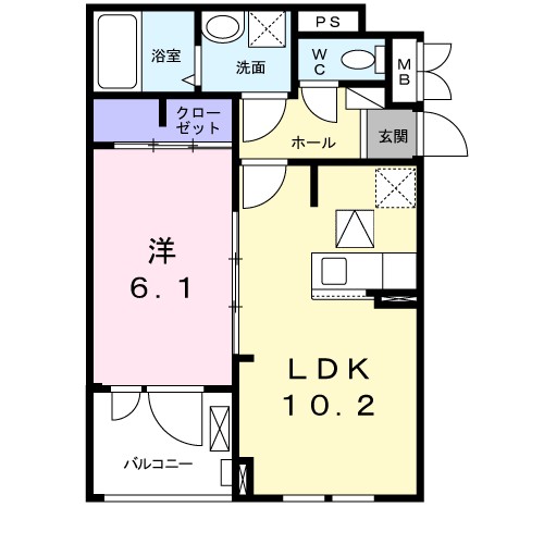 サニーレジデンス西三国Ｋ 間取り