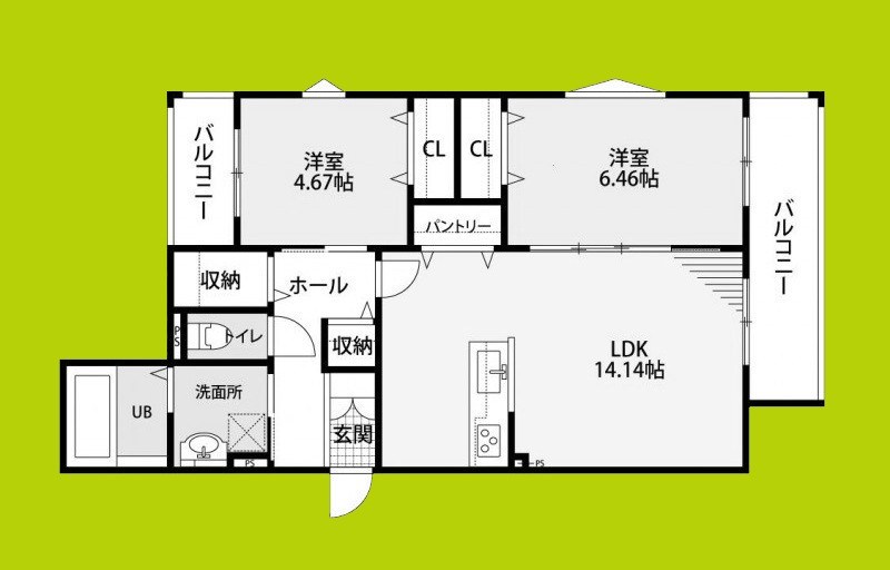 (仮称)堺市堺区夕雲町1丁目新築 間取り