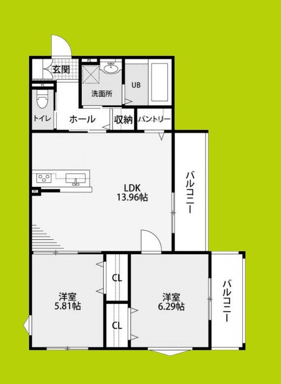 (仮称)堺市堺区夕雲町1丁目新築 間取り