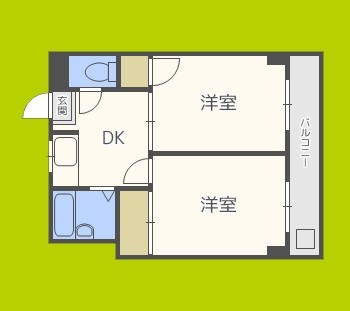 エスパス南巽 間取り