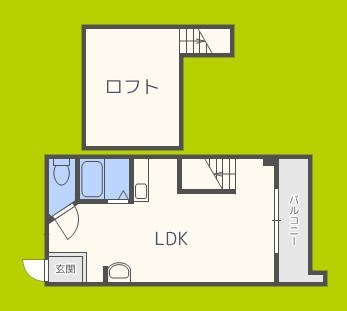 グローリーハイツ平野 間取り