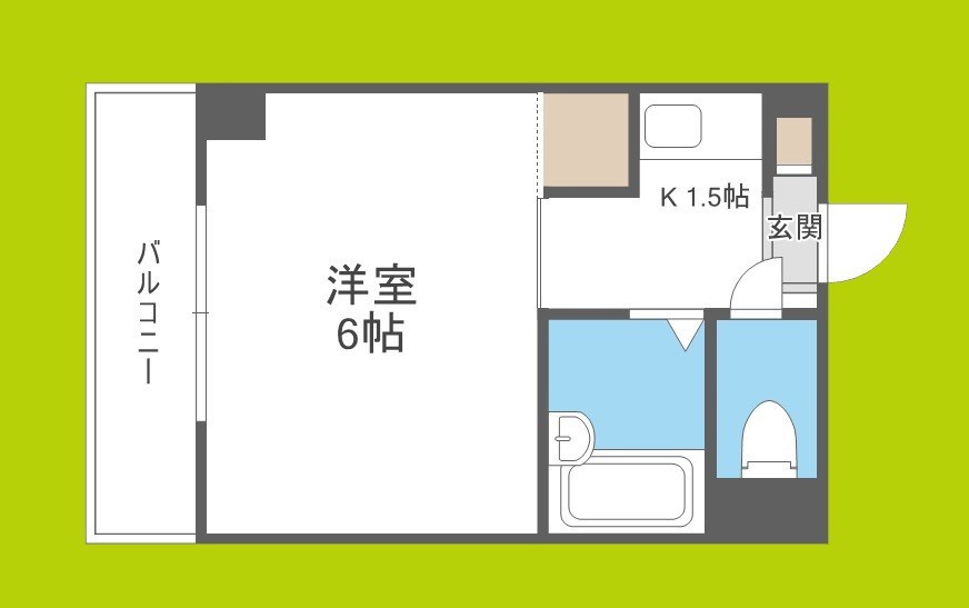 遠里小野4丁目ハイツ 間取り