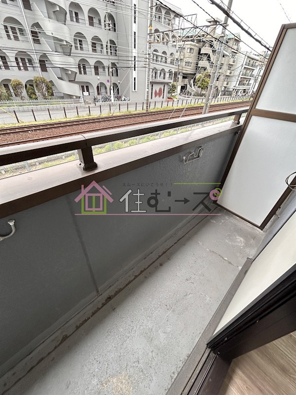 遠里小野4丁目ハイツ ベランダ