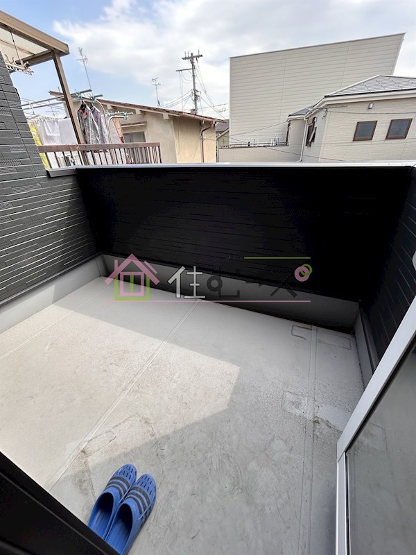 ハウスカク ベランダ