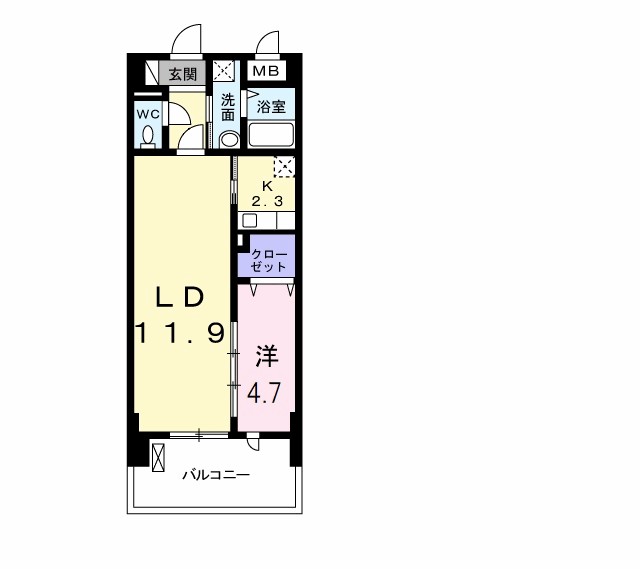 メゾンラフィネ 間取り