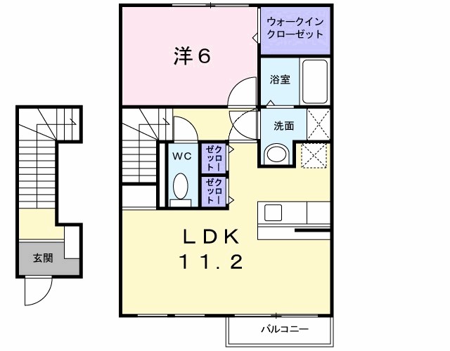 ブルック・コートＡ棟 間取り