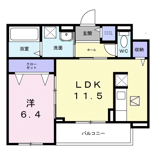 ラ・クロシェット 間取り