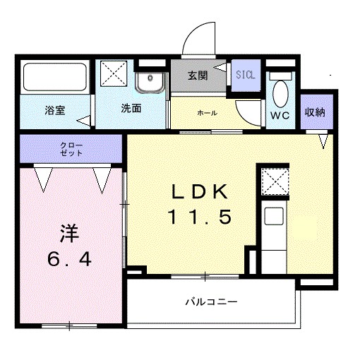 ラ・クロシェット 間取り