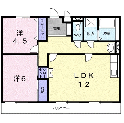 ソルジェンテ金剛 間取り