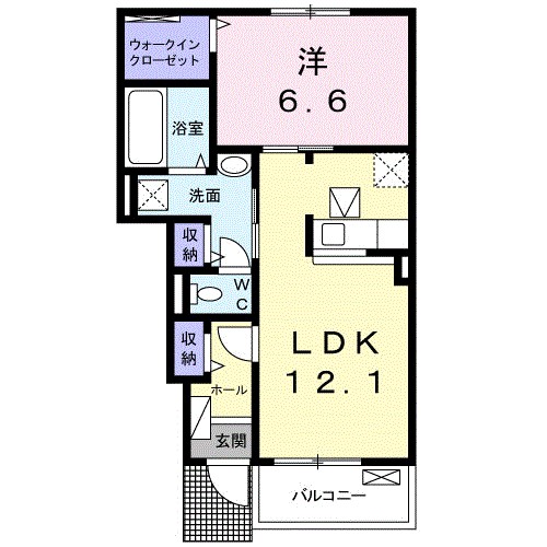 ヴラン・デュオＢ 間取り