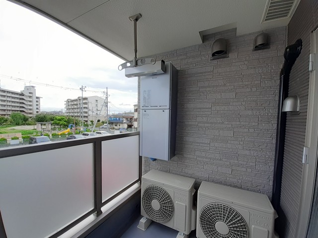 ハピネス門真 ベランダ